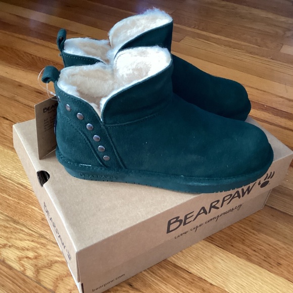 BEARPAW Annabelle Suede Studded Boot - Picture 1 of 4